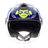 Casco Moto Jet ETERES AGV E2206 Rossi Misano 2015
